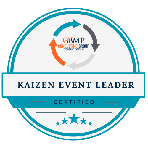 transparent kaizen leader badge teal (1)